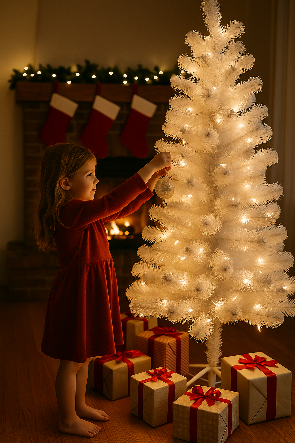 White Christmas Tree 🎄
